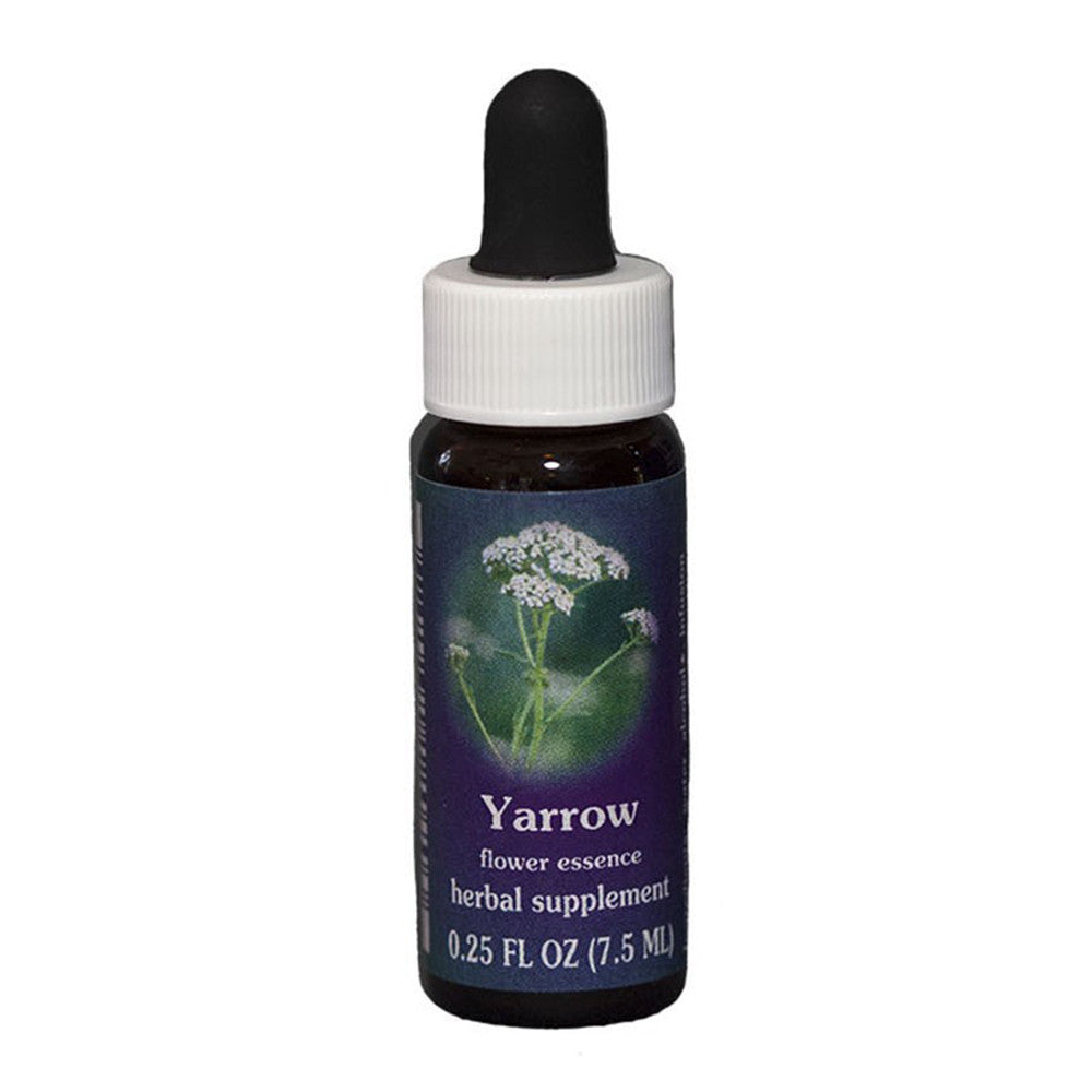 Flower Essence Yarrow Herbal Supplement Dropper, 0.25 Oz
